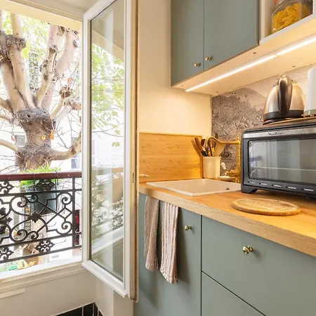 Rochechouart 7 - Lb - Elegance And Comfort In 9e For 3 People Appartamento